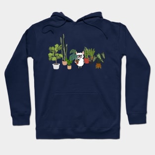 Frenchie and Plants Hoodie